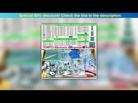 Today Only 1818pcs electronic components diy kit led pcb capacitor resistor 2n2222 RM063 3296W pote