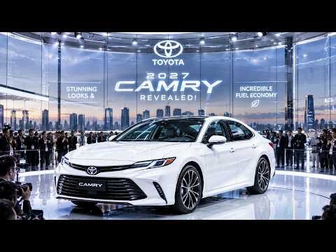 2027 Toyota Camry REVEALED! 🔥 Stunning Looks & INCREDIBLE Fuel Economy 