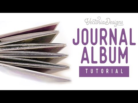 Journal Album Tutorial | Gothic Garden Craft Printables
