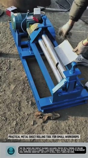 Practical Metal Sheet Rolling Tool for Small Workshops #tools