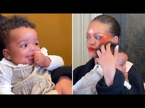 Rihanna Jokes Baby Rocki ‘Outshined' Her In ADORABLE Photo Shoot BTS