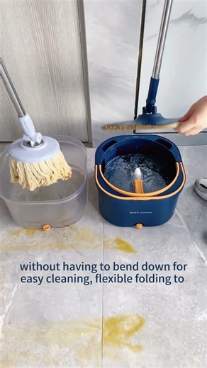 Are you ready to take your floor cleaning game to the next level? #homettler #spinmop #kitchen