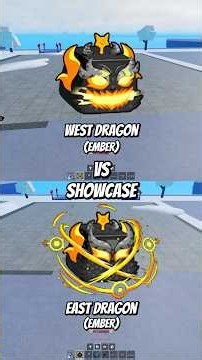 Ember West Dragon vs Ember East Dragon #bloxfruit #roblox #dispecs #bloxfruits
