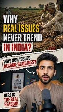 India’s Real Problems Don’t Trend… Here’s Why #India #SocialIssues #Awareness #SochByRais