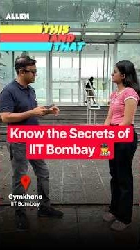 Know the Secrets of IIT Bombay 🕵️#iitbombay