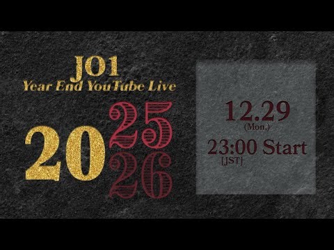 JO1 2025 Year End YouTube Live