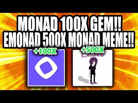 MONAD 100X GEM!! EMONAD EXPLODING MONAD FOUNDER BOUGHT EMONAD!!