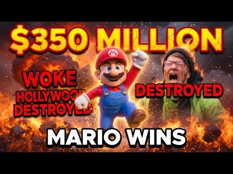 Woke Hollywood Just Got HUMILIATED – Mario Galaxy Drops $350M Nuke While Disney CRIES in the Corner