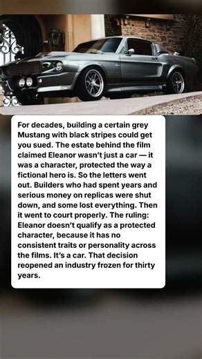 Eleanor From Gone In 60 Seconds Isn’t A Car Anymore — A Court Decided That