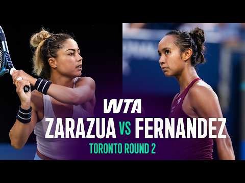 Renata Zarazua vs. Leylah Fernandez | 2026 Toronto Round 2 | WTA Match Highlights