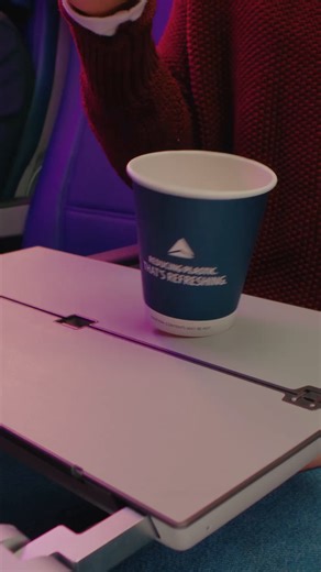 We’ve eliminated millions of pounds of plastic onboard. Learn more about all of our sustainability efforts at http://dl.aero/6188Qee7Y. 🎧🎵 | Delta Air Lines