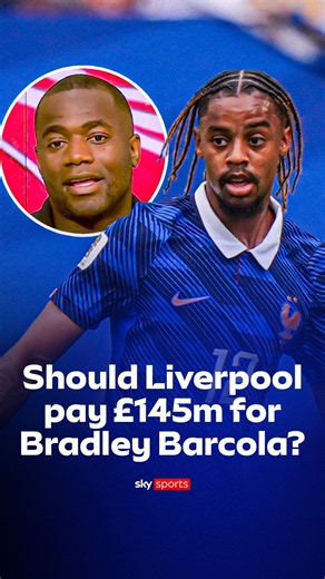Is Bradley Barcola worth the £145m price tag? 🏷️ #premierleague #football #liverpool