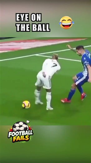 ⚽ Eye on the Ball😭 #football #fails #funny