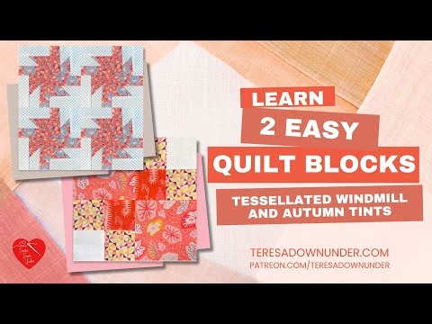 Learn to make 2 easy quilt blocks