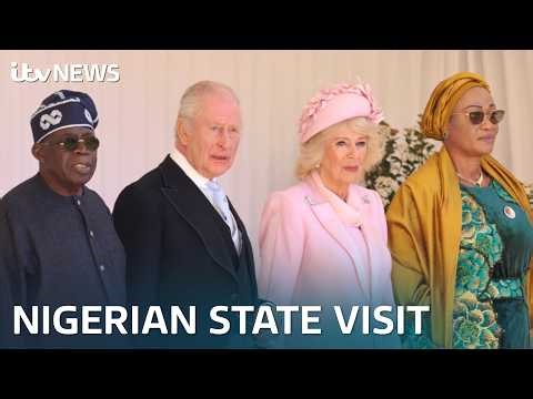 Watch as King Charles welcomes Nigerian president and First Lady