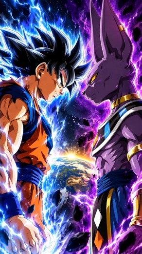 GOKU vs BEERUS — Who Is REALLY Stronger? 😱🔥 | Dragon Ball Super #Shorts
