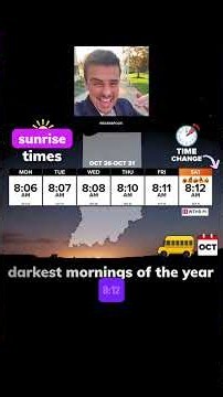 Darkest mornings of the year this week