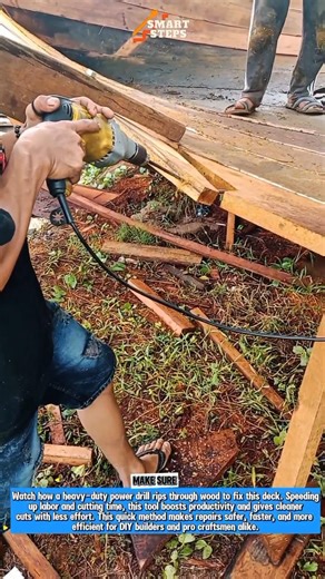 Power Drill Hacks for Fast Wood Deck Repair – DIY Productivity Boost