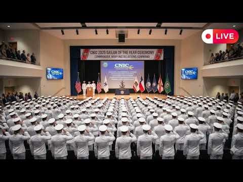 Watch 2025 CNIC Sailor of the Year Ceremony | Commander, Navy Installations Command Awards LIVE
