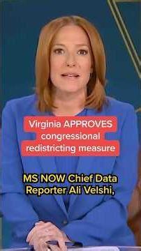 Virginia APPROVES congressional redistricting measure