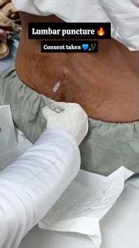Lumbar puncture explained! #doctor #mbbs #neetpg #intern #nurse