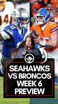 #Seahawks vs Broncos Week 6: 🔢 Numbers That Matter | Seattle Sports