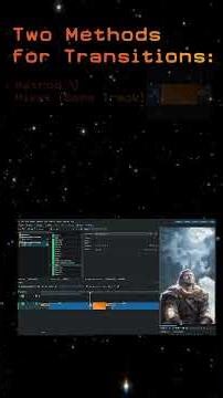Kdenlive: 2 Transition Methods Tutorial 🎥💽🖥️😎 #Kdenlive #lesson #editing