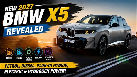 2027 BMW X5 revealed! Petrol, diesel, hybrid, EV & hydrogen… BMW’s boldest SUV yet!