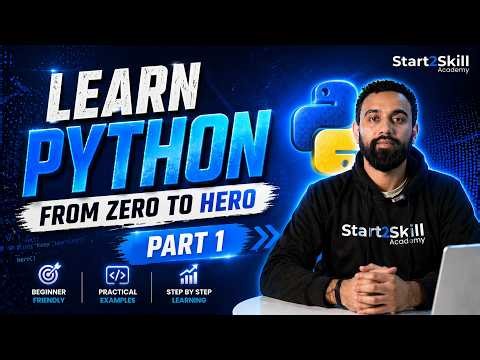 Stop Struggling with Code — Learn Python from Zero to Hero | Part 1 | Start2Skill Academy
