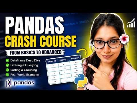 Live Python Pandas Full Course (4–5 Hours) | Complete Data Analysis Bootcamp