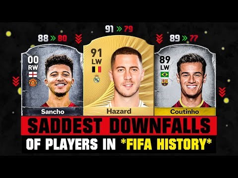 Saddest DOWNFALLS OF FOOTBALLERS in FIFA History! 😔💔