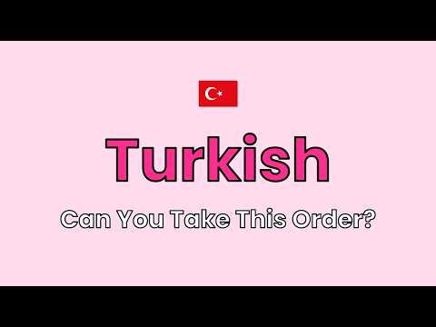Turkish Restaurant Challenge 🇹🇷 Can You Keep Up With the Orders? (Listening Test)
