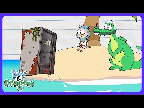 Boy & Dragon - Stranded on a Desert Island! | Kids Cartoons | WildBrain Toon Town