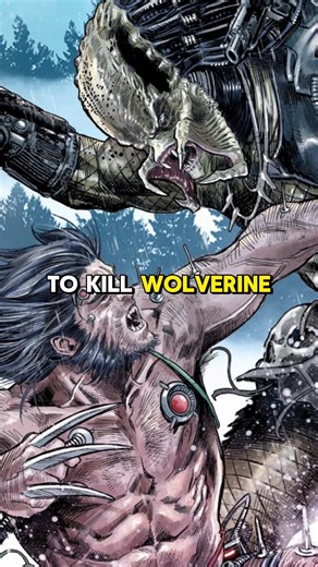 Even The Predator Couldn’t Kill Wolverine #marvel #xmen #wolverine #predator #comics #marvelcomics