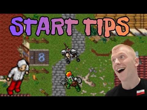 Tibia Dawnport - 8 lvl w 10 minut?! Poradnik dla nowych graczy #1