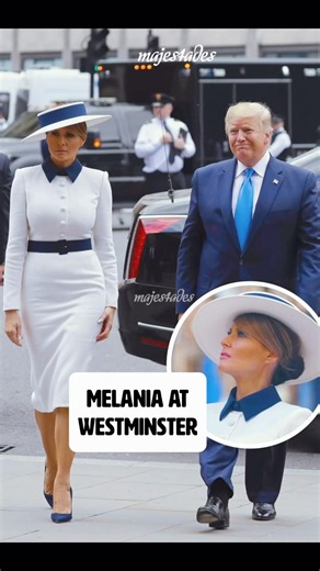2018: A memorable Trump & Melania Trump moment at Westminster Abbey in London 🇬🇧🇺🇸