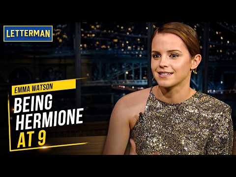 Emma Watson: "I’ve Spent More Time Being Hermione Than Being Myself" | David Letterman