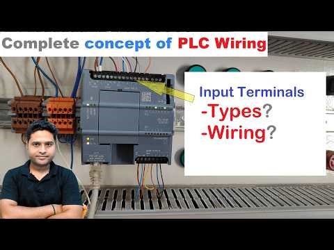 PLC wiring- Siemens PLC input terminals wiring