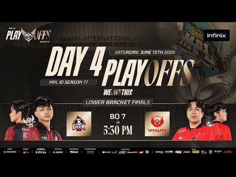 🔴 LIVE | MPL ID S17 | Playoffs Lower Bracket Finals | English