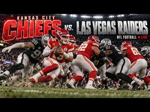 Kansas City Chiefs VS Las Vegas Raiders LIVE | Sunday Football