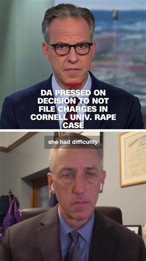 Prosecutors in New York are reopening an investigation into an alleged gang rape of a former Cornell University student after the woman filed a civil lawsuit this month claiming the school did not do enough to protect her. CNN's @Jake Tapper talks with Tompkins County District Attorney Matthew Van Houten about his office's decision.