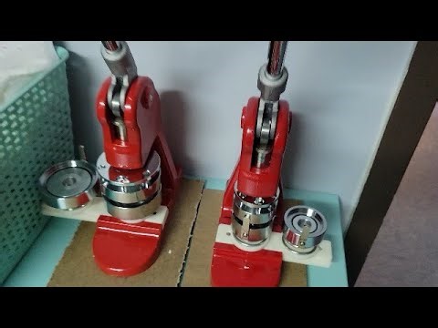 Make your own button station! BEAMNOVA 58mm / 2.28 in (About 2-1/4 Inch) Button Maker Machine, Round