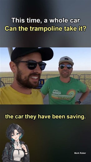 They Dropped a Car onto a Trampoline