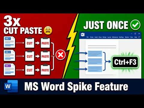 Stop copy pasting! Use this secret MS Word trick to move text 3x faster | Spike feature