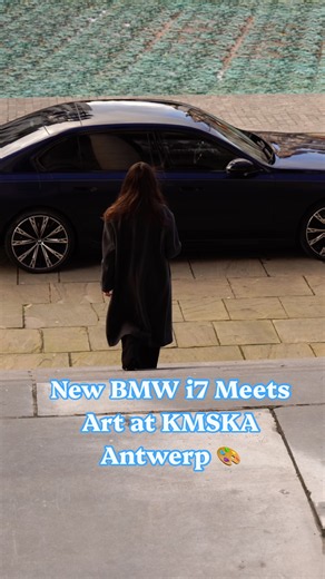 New BMW i7 Meets Art at KMSKA Antwerp 🎨⚡ #Shorts