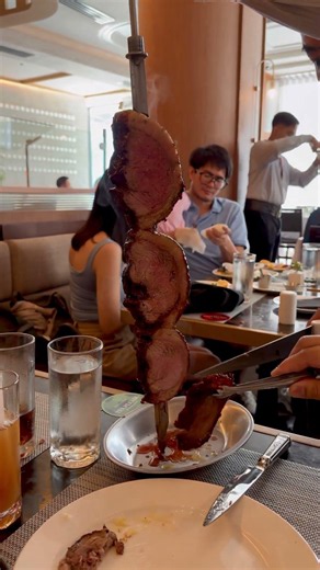 Unlimited steak heaven at Fogo de Chão! 🥩🔥