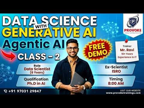 Data Science Class2 2026 | Python, ML & AI Explained | Free Full Session 🔥