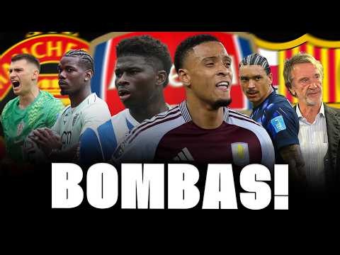 🚨💣 BOMBAS UNITED! BALEBA AND MORE! ARSENAL NEXT SIGNING! BARÇA SURPRISE! POGBA FREE, DARWIN, JOÃO…