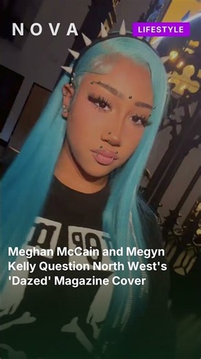 Meghan McCain and Megyn Kelly Question North West's 'Dazed' Magazine Cover #shorts