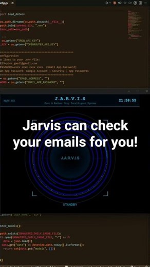 How I built an AI to read my emails (Python Automation) #coding #ai #python #jarvis